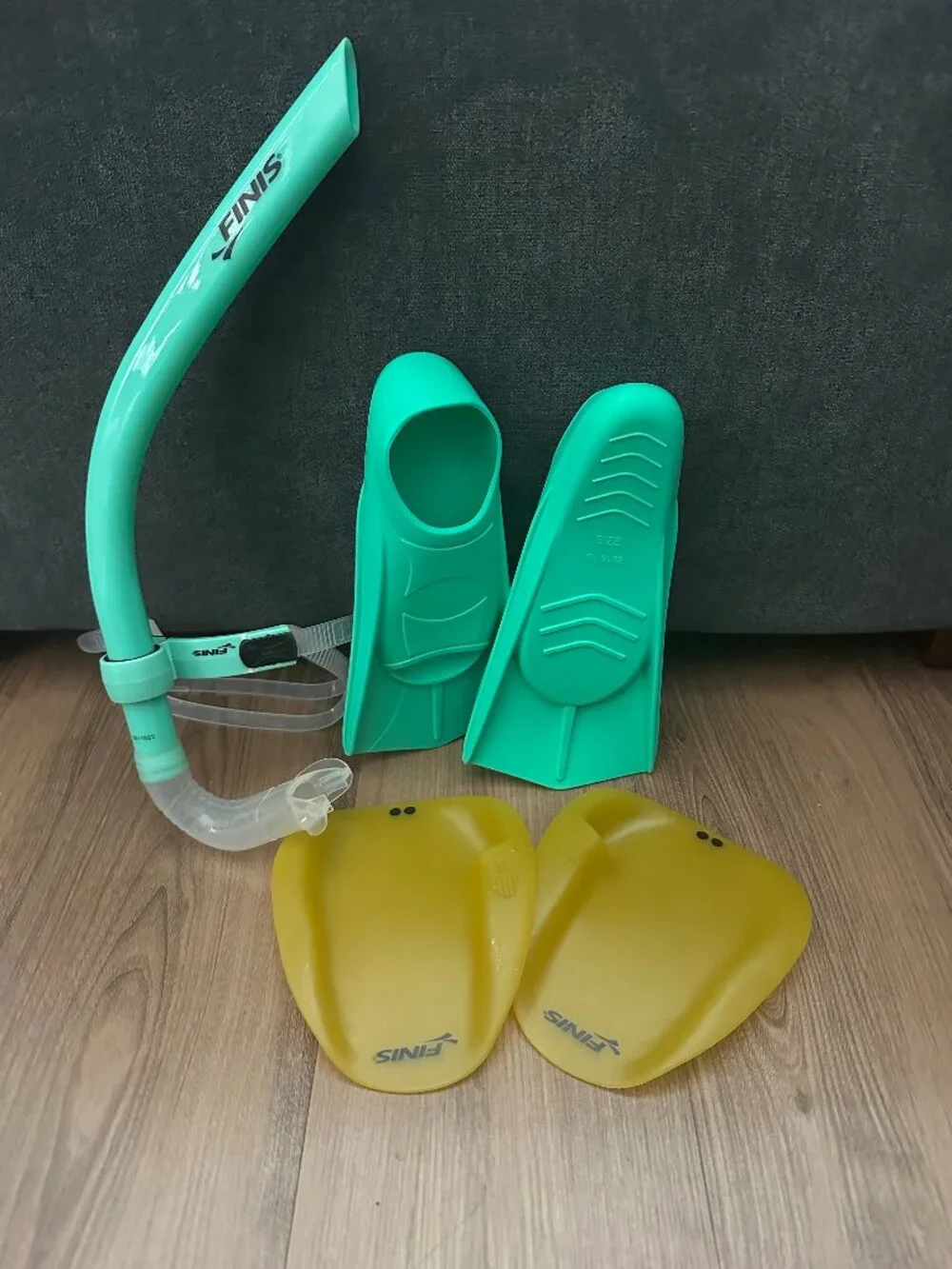 Youth Swim Gear - Training Fins, Snorkel & Agility Paddles